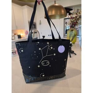 Cancer / Zodiac tote / Horoscope sign bag purse